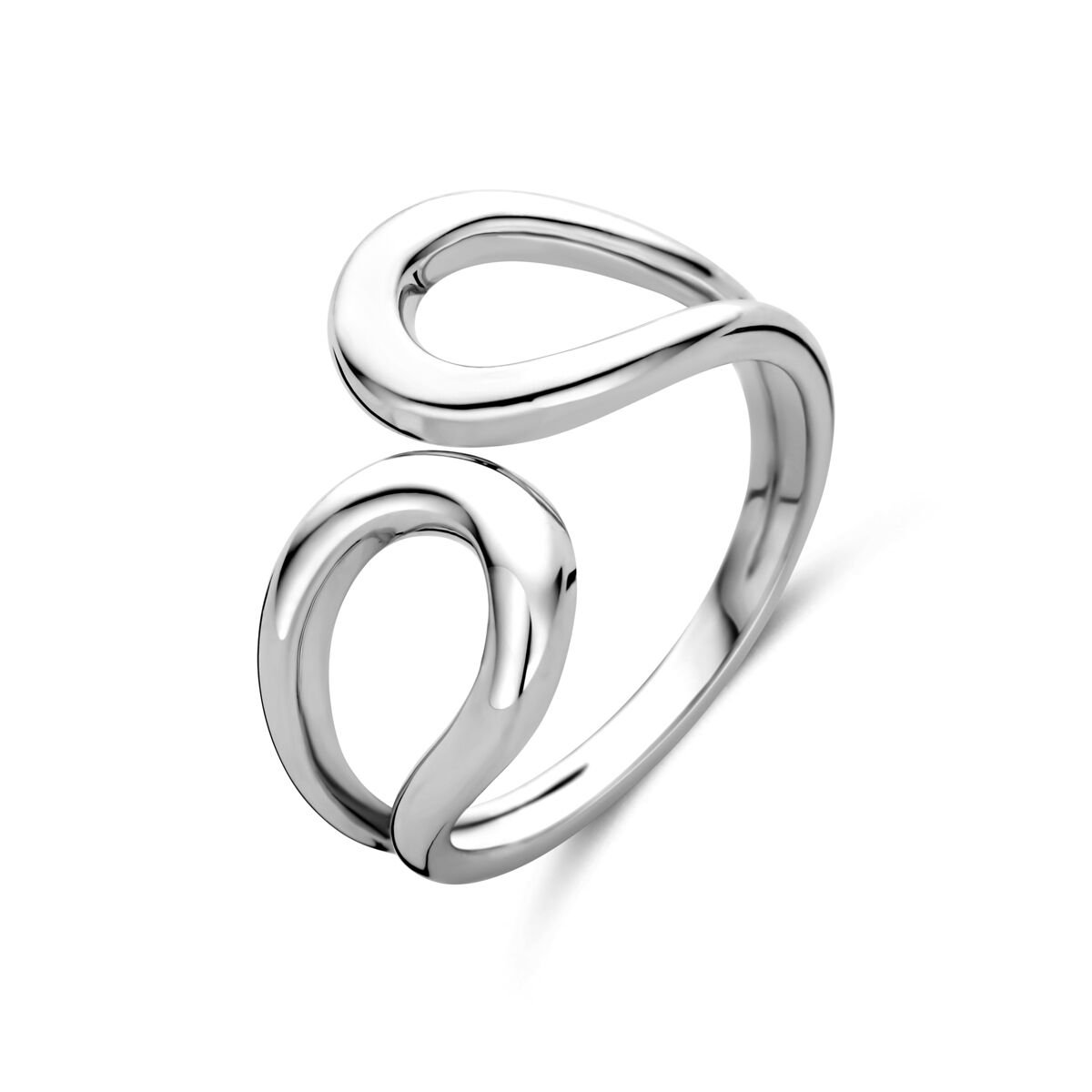 Zilveren Gerhodineerde Ring 1341033