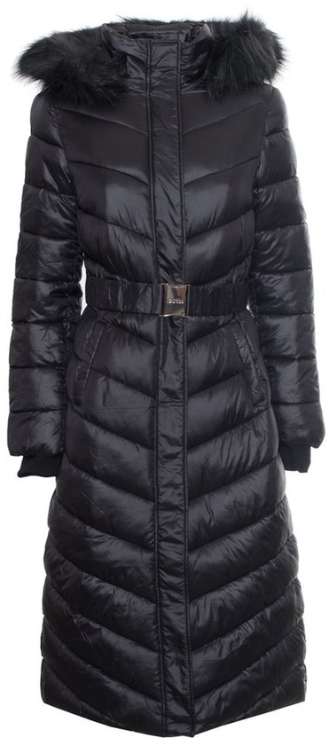 Guess Zwart Lang Jas
