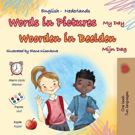 English Dutch Bilingual Collection- Words in Pictures - My Day (English Dutch Bilingual Children's Book)