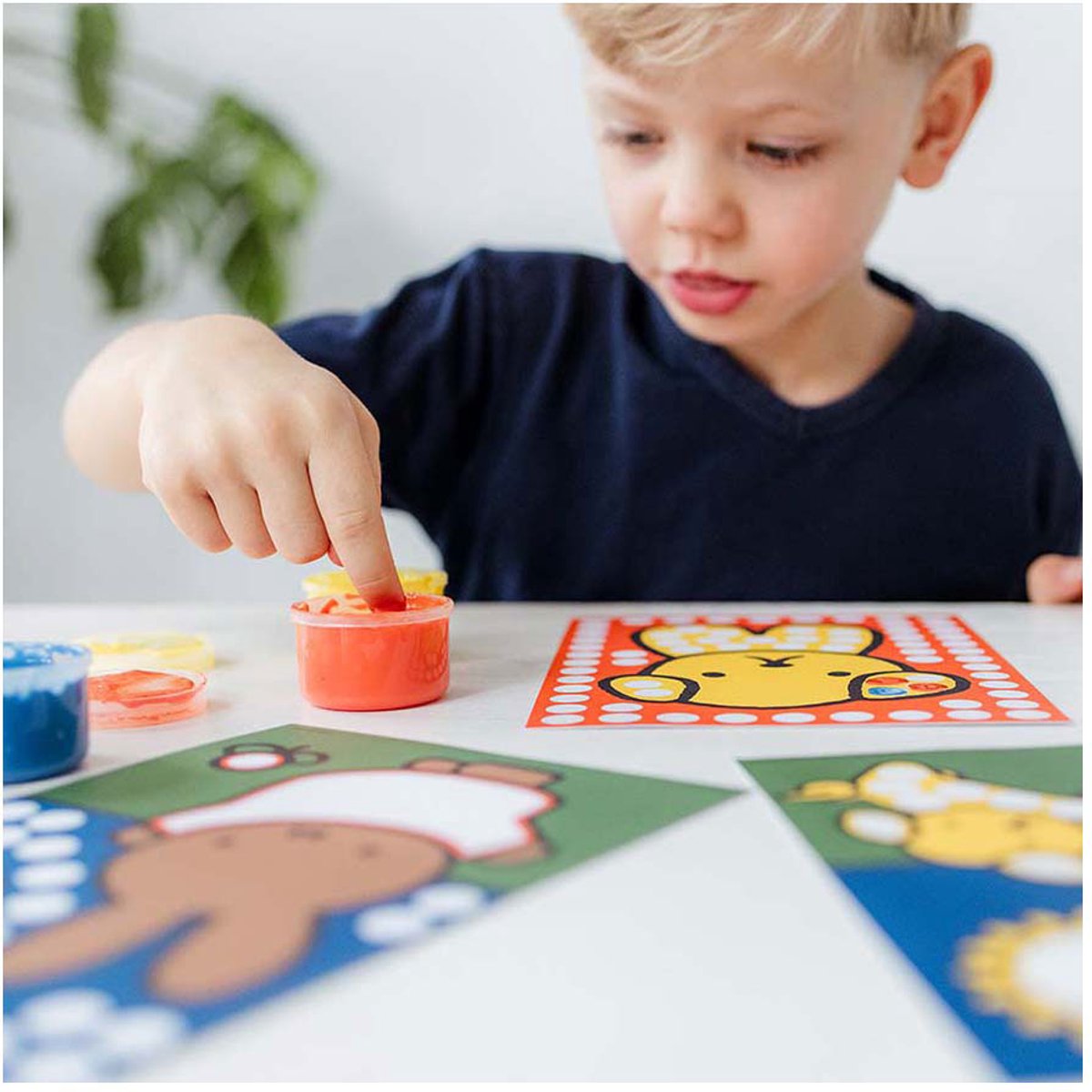 Nijntje creatief met vingerverf - creatief speelgoed knutselen junior peuter kleuter - vanaf 2 jaar - cadeautip junior — afbeelding 8