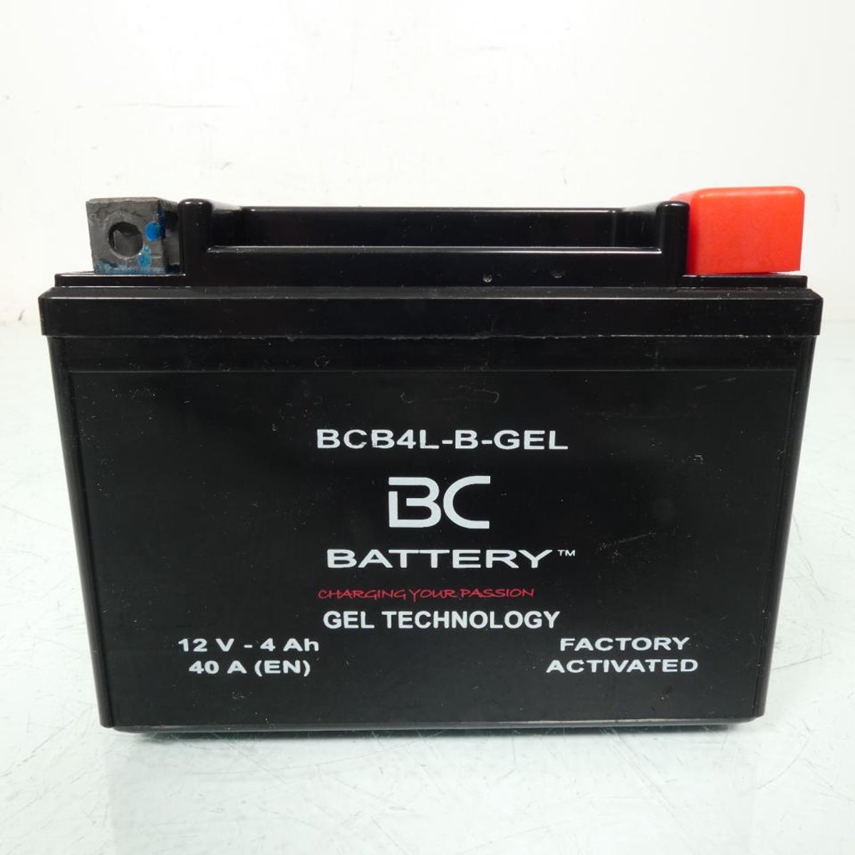 Batterie SLA BC Battery pour moto Aprilia 50 Rs Extrema - Showa 1995 à 1998 YB4L-B / 12V 4Ah Neuf