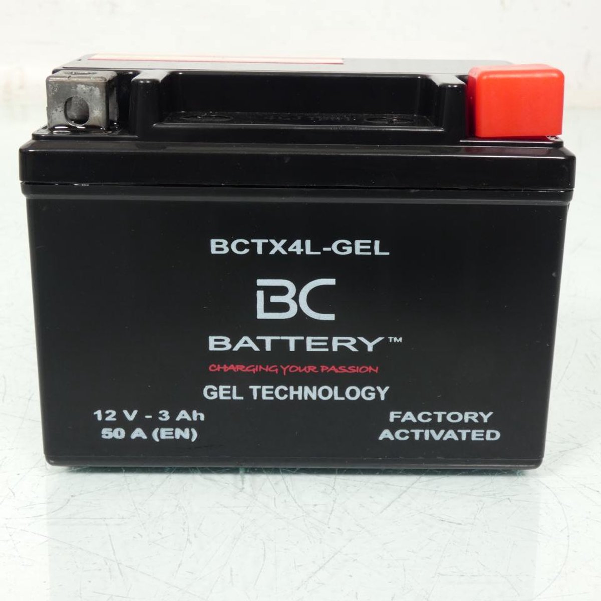 Batterie SLA BC Battery pour Moto KTM 125 Duke 1998 à 2000 YTX4L / 12V 3Ah Neuf
