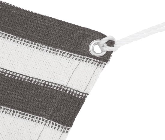 vidaXL - Tenttapijt - 250x400 - cm - antraciet - en - wit van Vidaxl — afbeelding 3