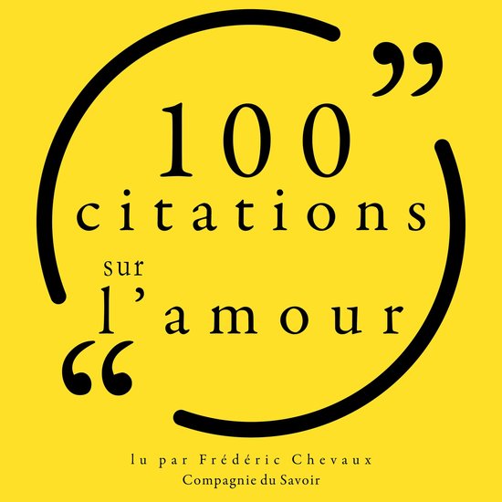 100 citations sur l'amour - cover