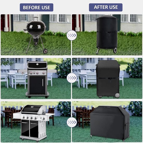 SPGOOD Barbecue Cover, Weatherproof, 420D Oxford Fabric