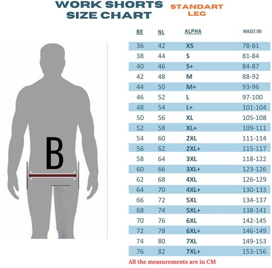 Short de travail TMG KULT WORKER pour homme, vert - Passepoil réfléchissant - Taille élastiquée - Design ergonomique
