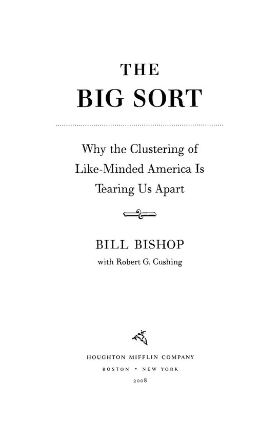 The Big Sort - cover