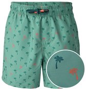 Short de bain garçon Brunotti Cesery Mini Palm Green