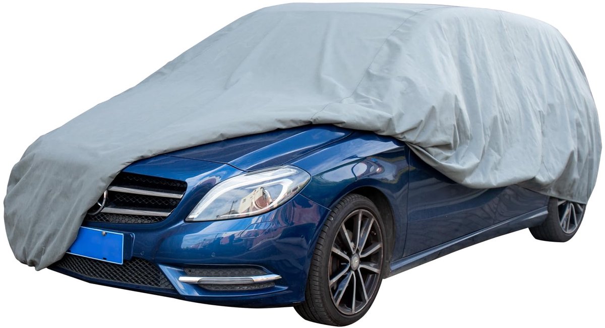 Ibenzoa® Volledig Beschermende Autohoes voor Hatchback - Ademend en Lichtgewicht Ontwerp voor Binnengebruik