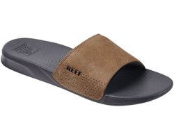Reef One Slidegrey/Tan Heren Slippers - Grijs/Cognac - Maat 43