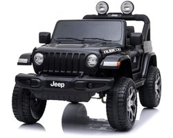 Baby Mix Jeep Wrangler Rubicon accuvoertuig zwart - Kinder-jeep