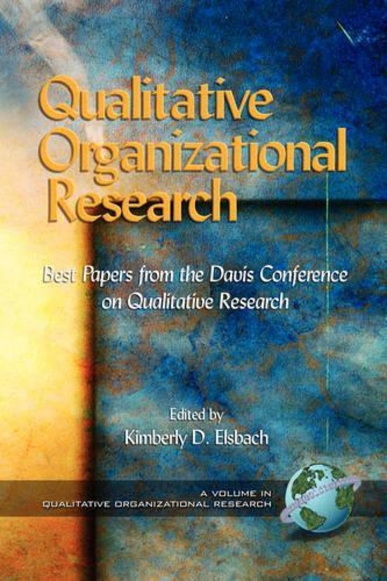 Qualitative Organizational Research - cover