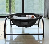 Kattenbed | Hangmat voor huisdier | Mesh / Stalen frame | Comfortabel en Ademend Katten of Kleine honden sofa | Duurzaam materiaal | 43 x 43 x 24 cm