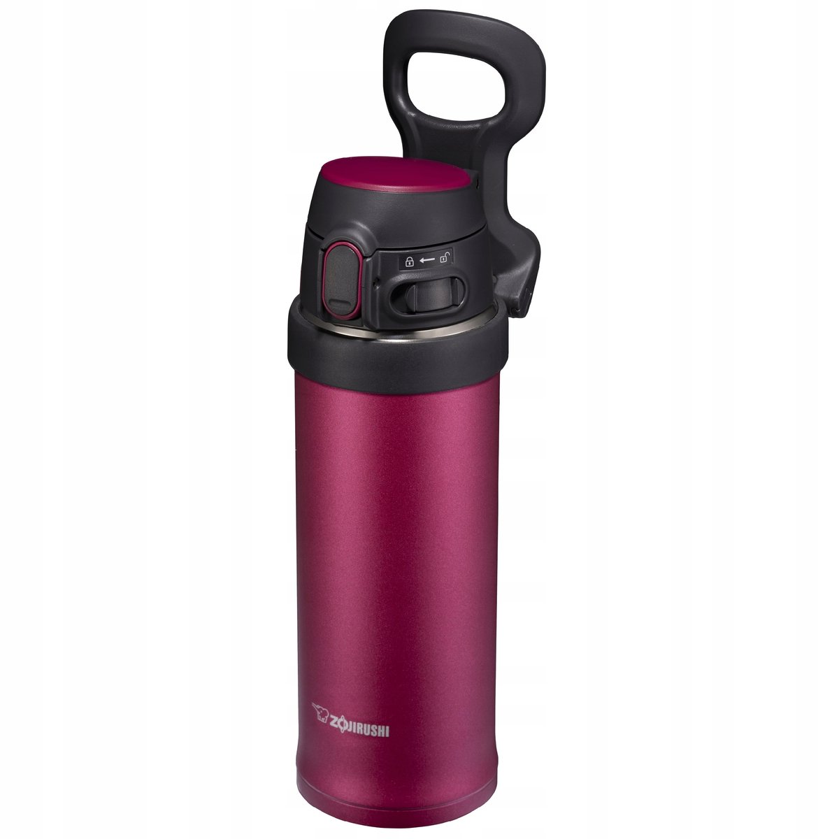 Zojirushi SM-QAF48-RK - Thermosfles - 480 ml - Hibiscusrond - Flip-and-Go Handgreep