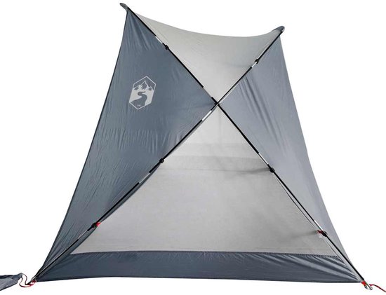 vidaXL - Strandtent - 274x178x170/148 - cm - 185T - polyester - grijs van Vidaxl — afbeelding 3
