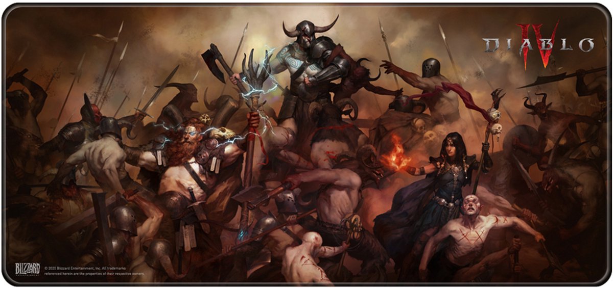 Diablo IV - Gaming Muismat - Heroes XL
