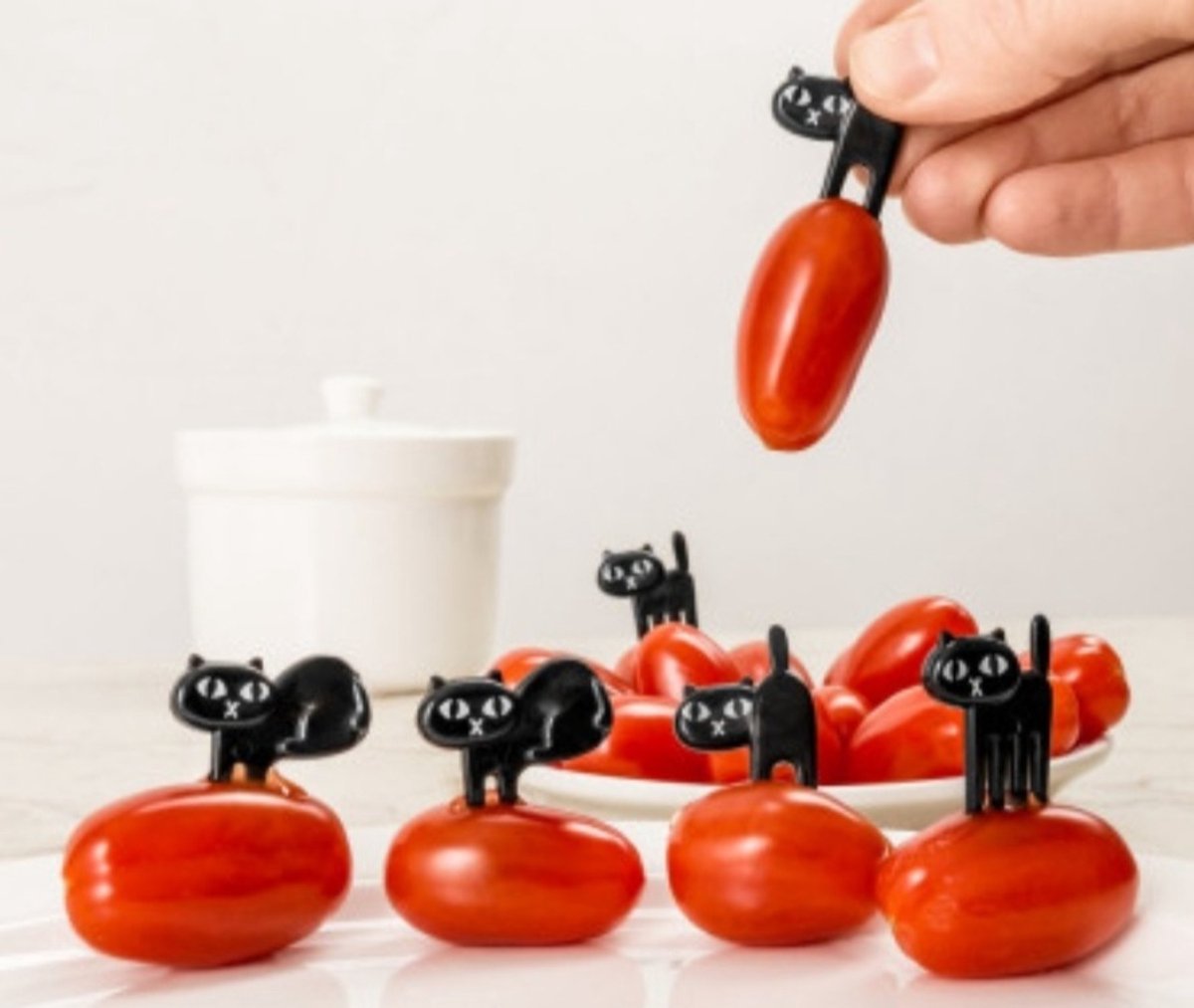 Katdootje - Cocktailprikkers Zwarte katten