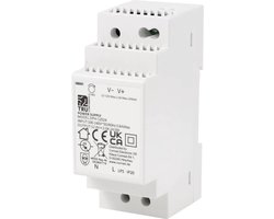 TRU COMPONENTS TC-10580808 DIN-rail netvoeding 12 V/DC 2 A 24 W Aantal uitgangen:1 x Inhoud 1 stuk(s)
