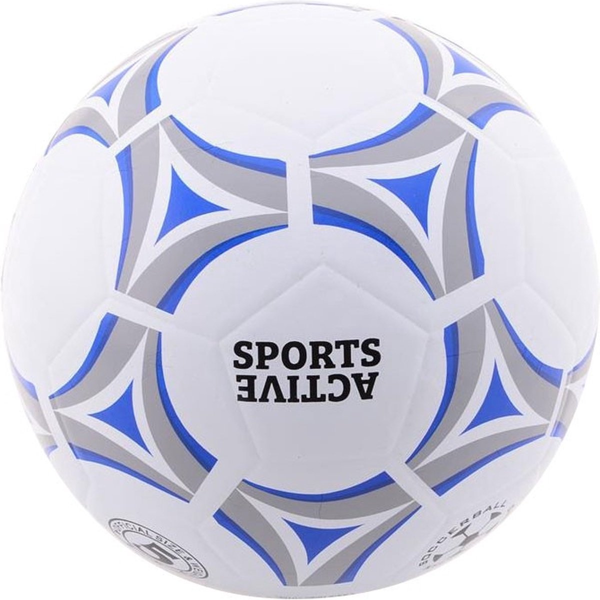 Johntoy Voetbal Sports Active Wit Maat 5
