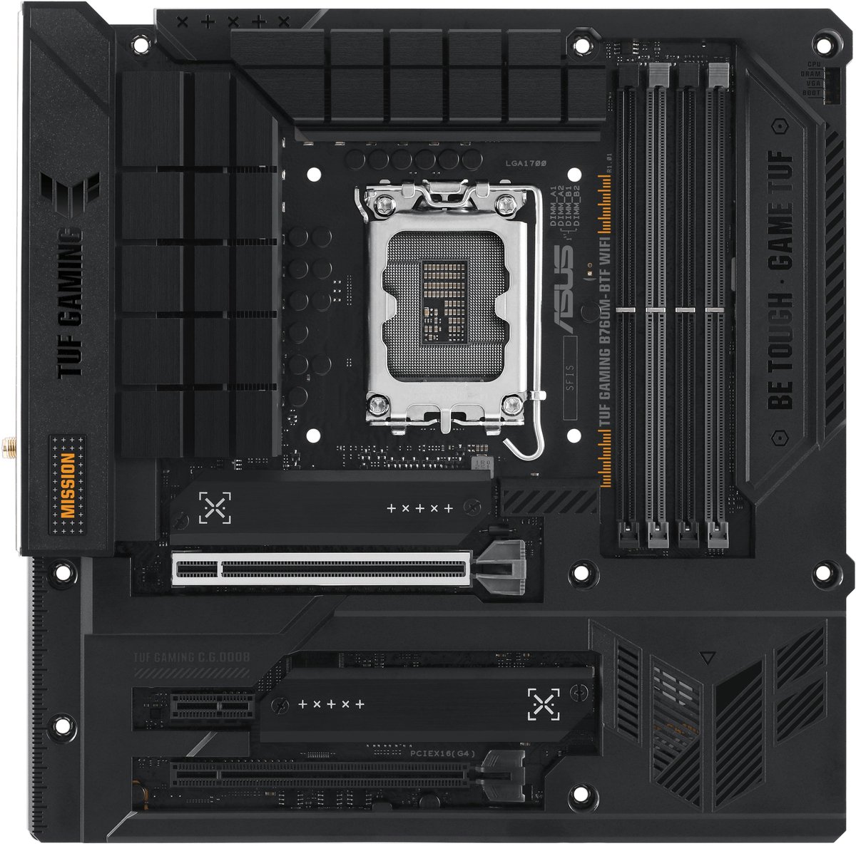 Asus Tuf Gaming B760m-btf Wif I Moederbord Zwart