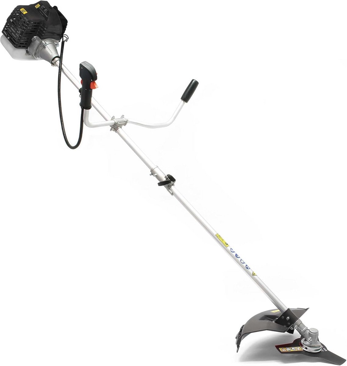 2-in-1 gazontrimmer en maaier - krachtige 52cc benzinemotor - perfecte snijprecisie