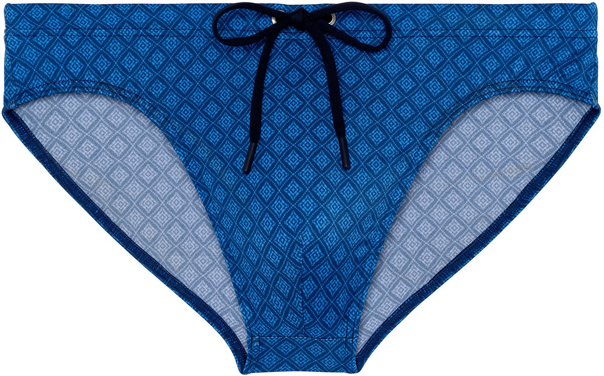 HOM heren zwemslip hendaye blauw — afbeelding 3