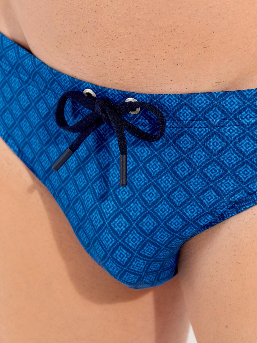 HOM heren zwemslip hendaye blauw — afbeelding 6