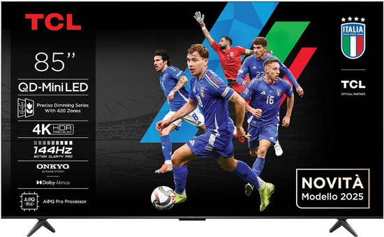 TCL 85Q6C - 85 inch - 4K QD-MiniLED - 2025