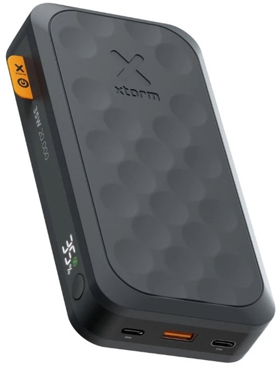 xtorm Fuel Series 5 Powerbank 20000 mah - 35W snellader - Quick Charge - Geschikt voor Iphone/Samsung/meer - Zwart