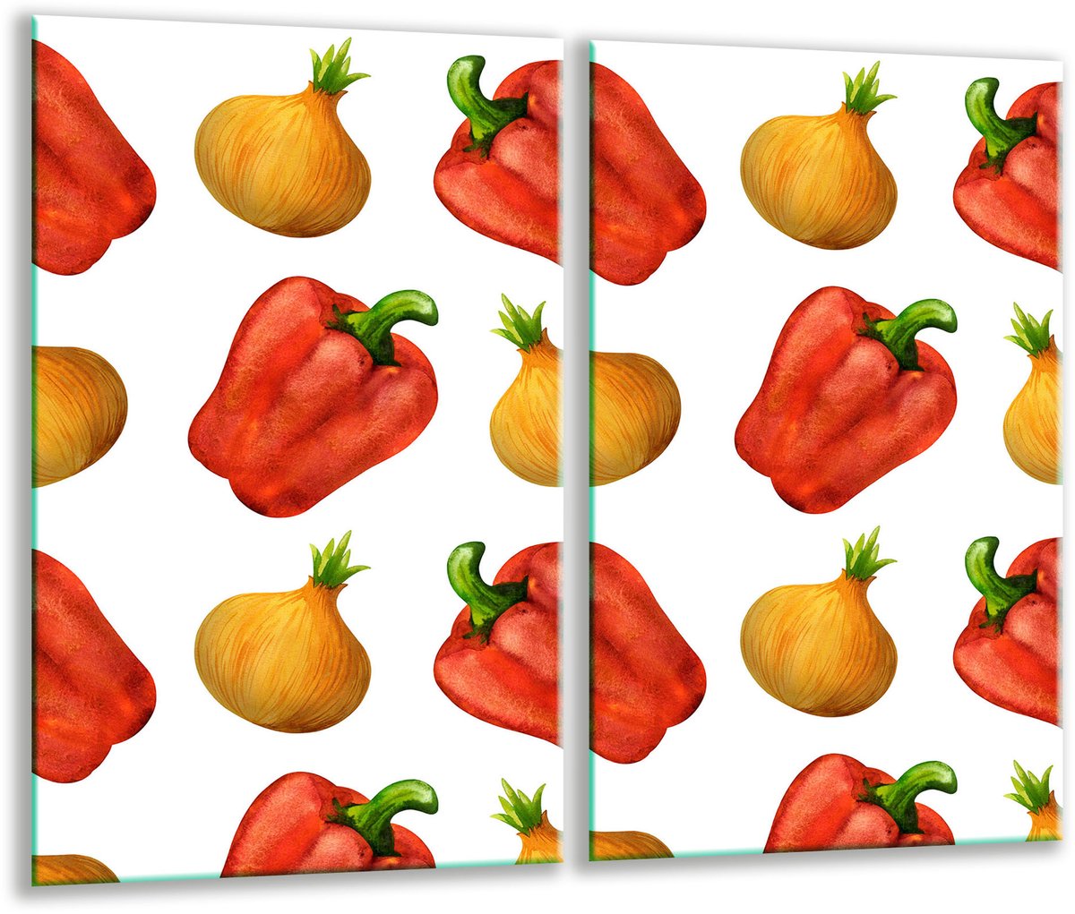 TMK ArtDeko - Snijplank - Inductiekookplaat - Glas - 30x52cm