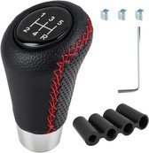 Nieuwe modellen voor 2025-Universele 5-speed handmatige pookknop Handmatige pookknop Stokkop Fit voor alle auto (rood)vrachtwagens met handmatige automatische transmissie