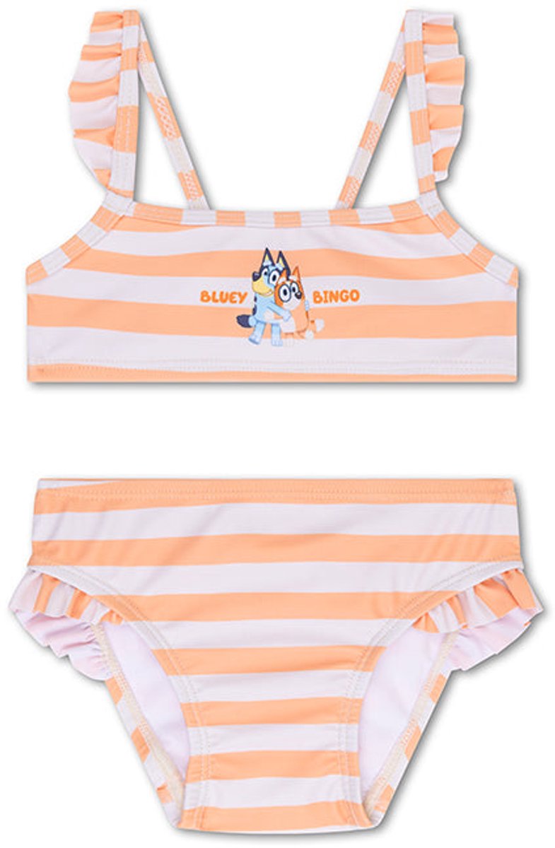 Bluey | Oranje Meisjes UV Bikini – Oranje / 98/104