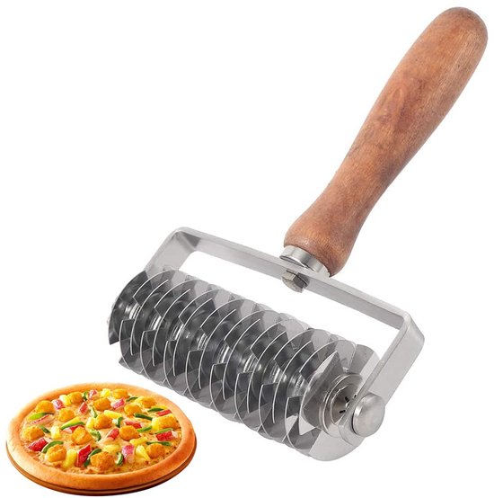 3-delige Roestvrijstalen Deegsnijderset - Ergonomisch Voor Perfecte Broodjes En Taarten