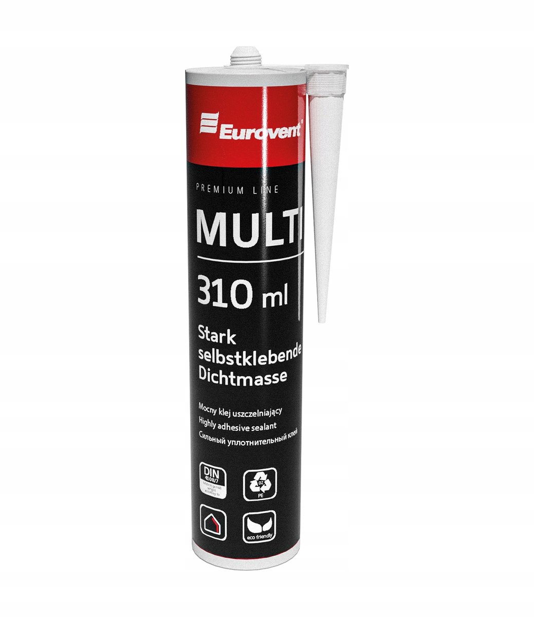 Eurovent Multi - Folieafdichtmiddel - 320g - Hoge Elasticiteit - Luchtdicht