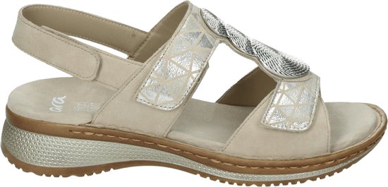 Ara 1229002 Platte sandalenDames Sandalen Kleur: Wit/beige