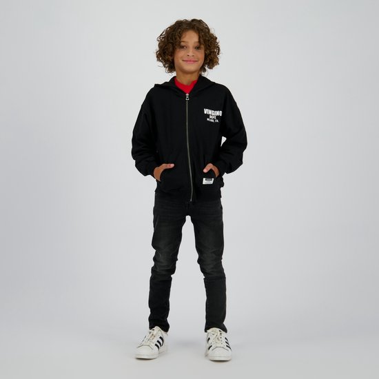 Vingino Apache Icon Jeans Garçons - Pantalon - Zwart - Taille 122