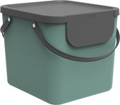 Séparateurs de déchets Rotho Albula - Sans BPA - 40 L - Vert