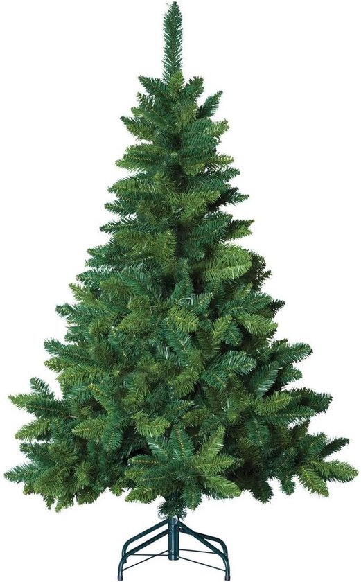 HOMCOM kunstkerstboom 1,2 m kerstboom dennenboom 839 takken metalen voet PVC | Netherlands