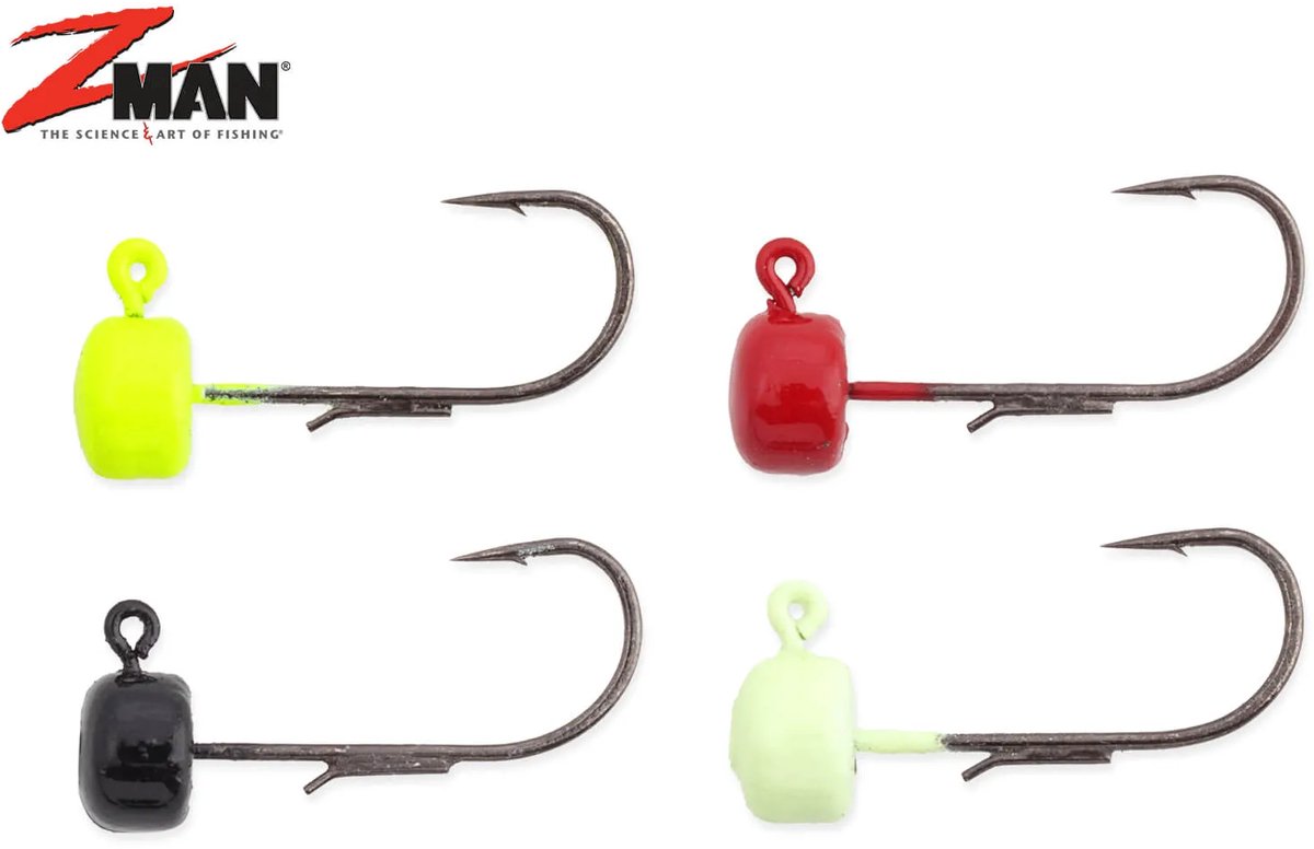 Z-man Zman Micro Finesse ShroomZ Zwart Size 6 | 1.4g