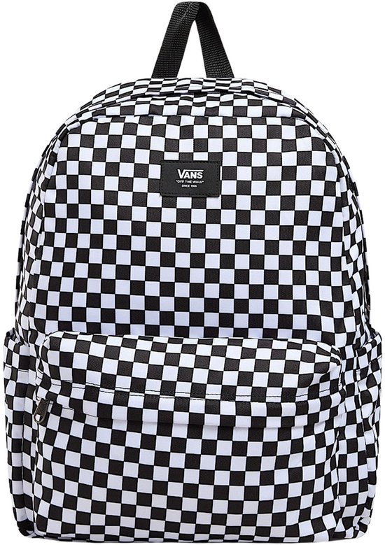 Vans Old Skool Check Rugzak Black and White