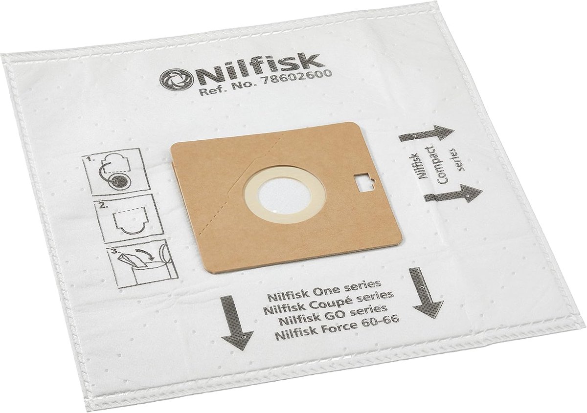 5 Stofzakken + Voorfilter voor Stofzuigers - Universeel Accessoire