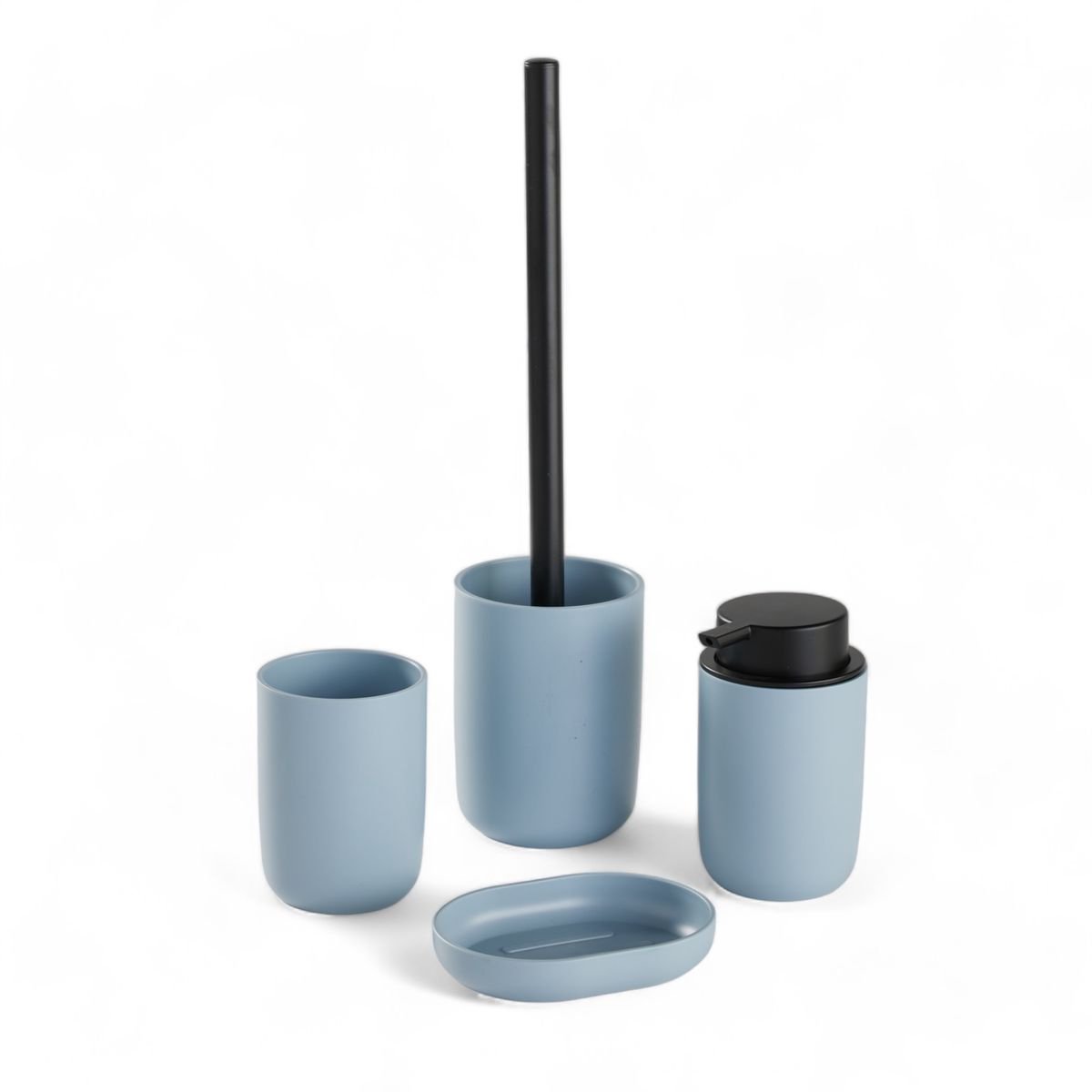 Set van 4 badkamer- en WC-accessoires UTILITY