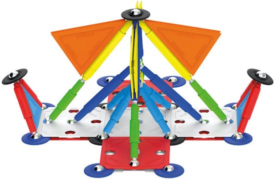 Magneet speelgoed Supermag Multicolor 85 SM0658 Multikleur