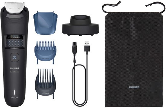 Philips Beard Trimmer 5000 Series BT5780/15 Baardstyling met haaropvangsysteem
