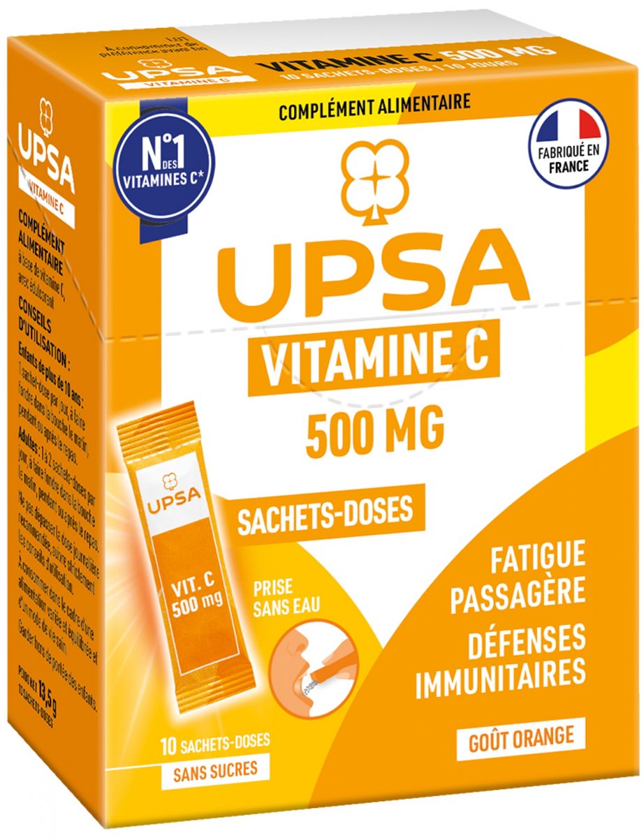 UPSA Vitamine C 500 mg 10 Zakjes
