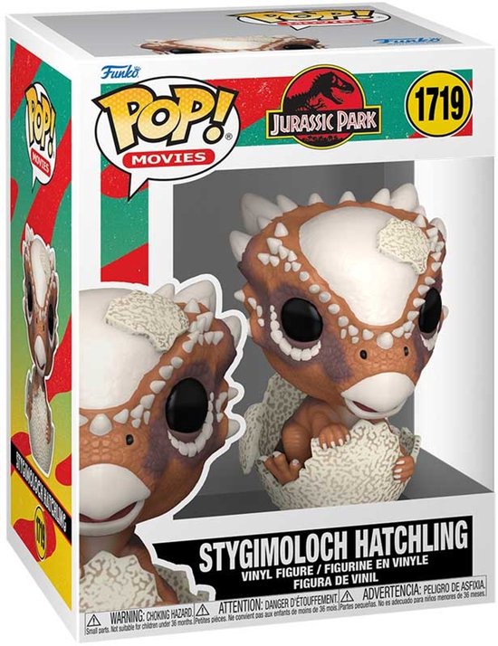 Jurassic Park Stygimoloch Hatchling vinylfiguur 1719 Funko Pop! meerkleurig Unisex