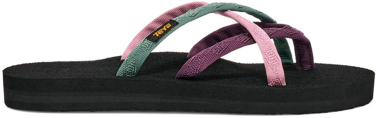 Teva Olowahu Teenslippers Dames Zwart