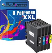 PlatinumSerie 8x inkt cartridge alternatief voor RICOH GC-41 GC41