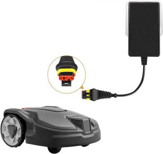 28V acculader geschikt voor Husqvarna Automower 105/310/315X / McCulloch Rob R800 / Gardena robotmaaier van Husqvarna — afbeelding 5