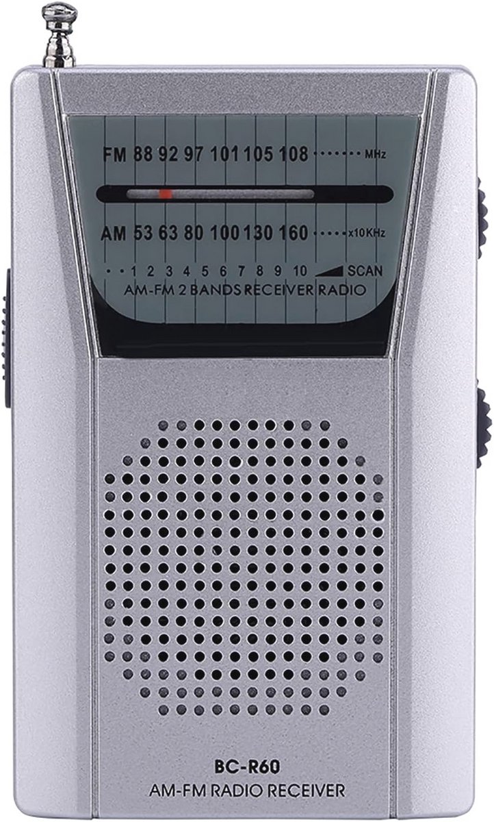 Draagbare Mini-radio AM FM - Lichtgewicht Radio met Ingebouwde Luidspreker